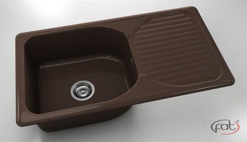 Кухненска мивка от полимермрамор FAT, 211