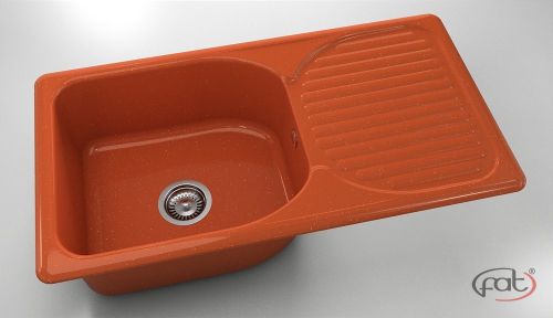 Кухненска мивка от полимермрамор FAT, 211