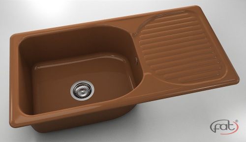 Кухненска мивка от полимермрамор FAT, 212
