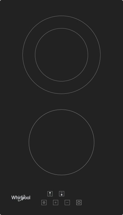 Стъклокерамичен плот Whirlpool, WRD 6030 B